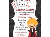 Magic Show Birthday Party Invitation Template Magic Show 5×7 Paper Invitation Card Zazzle