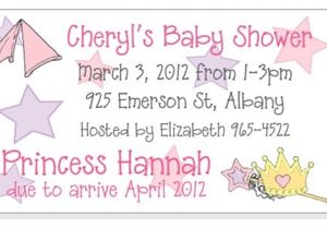 Magnet Invitations Baby Shower Princess theme Baby Shower Invitation Magnets and Cards