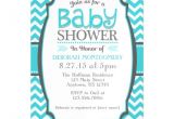 Magnet Invitations Baby Shower Turquoise Teal Chevron Magnetic Baby Shower Invite