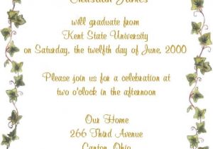 Make Graduation Party Invitations Tips Easy to Create Graduation Party Invitation Wording