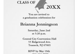 Make My Own Graduation Invitations for Free Create Your Own Graduation Invitation 3 Zazzle