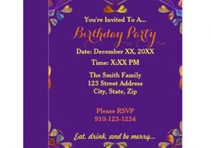 Make My Own Party Invitations Create Your Own Colorful Birthday Party Invitation Zazzle