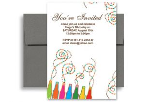 Make Own Birthday Invitations Free Create Your Own Printable Birthday Invitation 5×7 In