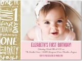Make Your Own 1st Birthday Invitations Best Collection First Birthday Party Invitations for