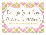 Make Your Own Birthday Invitation Template Design Your Own Custom Personalized Invitations 5 Quot X 7