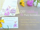Make Your Own Bridal Shower Invitations Online Free Print Your Own Wedding Invitations Free Templates