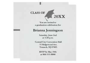 Make Your Own Graduation Party Invitations Create Your Own Graduation Invitation 3 Zazzle