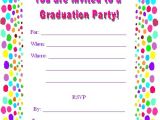 Make Your Own Graduation Party Invitations Free Printable Graduation Party Invites