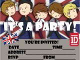 Make Your Own One Direction Birthday Invitations One Direction Free Printable Party Invitation for 1d Fans