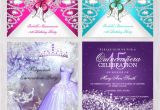 Make Your Own Quinceanera Invitations Quinceanera Invitations with Easy to Edit Templates to