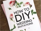 Make Your Own Wedding Invitation Template Free How to Diy Wedding Invitations