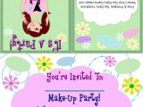 Makeup Party Invitations Free Free Printable Tea Party Invitations Makeup Party
