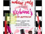 Makeup Party Invitations Free Makeup Invitation Makeup Party Invitation Make by
