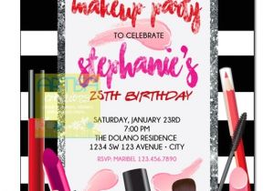 Makeup Party Invitations Free Makeup Invitation Makeup Party Invitation Make by