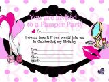 Makeup Party Invitations Free Pamper Party Invitation Make Up Party Ready for An Girls