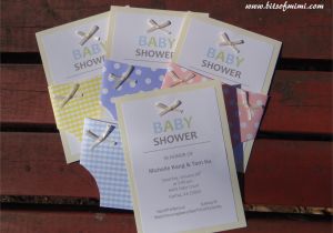 Making Baby Shower Invites Easy Baby Shower Invitations to Make