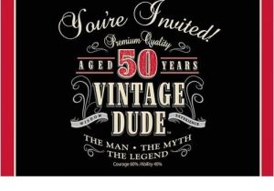 Male 50th Birthday Invitation Ideas 50th Birthday Invitations for Men A Birthday Cake