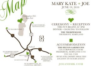 Map Cards for Wedding Invitations Custom Wedding Map Designed to Match Your Invitation