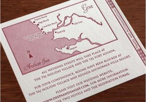 Map Cards for Wedding Invitations Wedding Invitation Customization Maps Letterpress