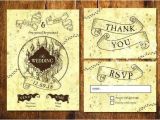 Marauders Map Wedding Invitation Template Harry Potter Wedding Invitation Template Cards Design