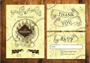 Marauders Map Wedding Invitation Template Harry Potter Wedding Invitation Template Cards Design