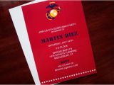 Marine Going Away Party Invitations Items Similar to Marines Invitation or Announcement On Etsy
