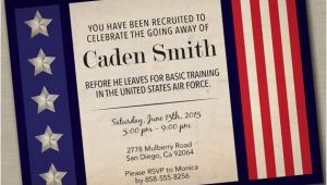 Marine Going Away Party Invitations Military Going Away Party Invitation by Justaddpaperdesigns