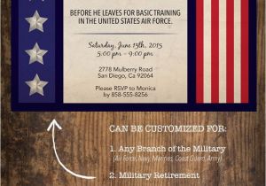 Marine Going Away Party Invitations Military Going Away Party Invitation by