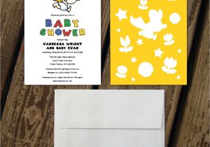 Mario Baby Shower Invitations Request A Custom order and Have something Made Just for You