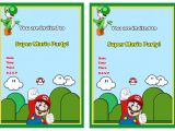 Mario Birthday Invitations Free Super Mario Birthday Invitations – Birthday Printable