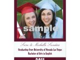 Maroon and White Graduation Invitations Simply Maroon and White Vertical Graduation Card