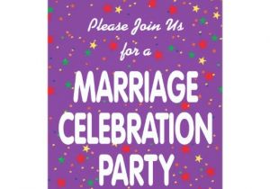 Marriage Celebration Party Invitations Marriage Celebration Party Invitation