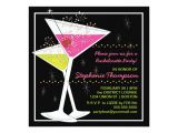 Martini Bachelorette Party Invitations Martini Cocktail Bachelorette Party Invitation Zazzle