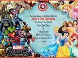 Marvel Party Invitation Template Free 18 Superhero Birthday Invitations Free Psd Vector Eps