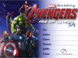 Marvel Party Invitation Template Free Avengers Age Of Ultron Marvel Party Invitations Kids