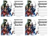 Marvel Party Invitation Template Free the Avengers Birthday Party Invitations Free Printable