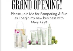 Mary Kay Launch Party Invitations Postcard Invitations for Mary Kay Business Launch
