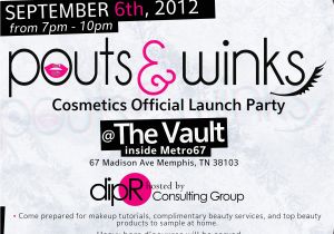 Mary Kay Launch Party Invitations Pouts & Winks Launch Party Memphis September 6 2012 My