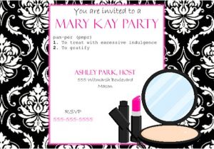 Mary Kay Mother Daughter Party Invitations Invitation Wording for Mary Kay Party Invitation