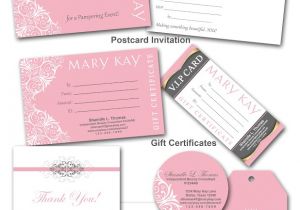 Mary Kay Mother Daughter Party Invitations Mary Kay Thank You Cards Printable