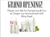 Mary Kay Party Invitation Postcards Postcard Invitations for Mary Kay Business Launch