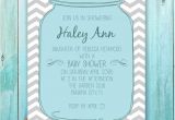 Mason Jar Baby Shower Invitation Template Mason Jar Baby Shower Invitations