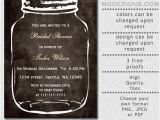 Mason Jar Bridal Shower Invitations Templates Items Similar to Printable Bridal Shower Invitation