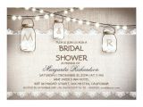 Mason Jar Bridal Shower Invites Burlap and Mason Jars Bridal Shower Invitations