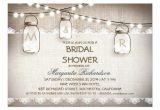 Mason Jar Invitations for Bridal Shower Burlap and Mason Jars Bridal Shower Invitations
