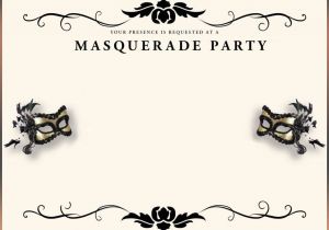 Masquerade Party Invitation Template Free Printable Masquerade Invitation Template Coolest