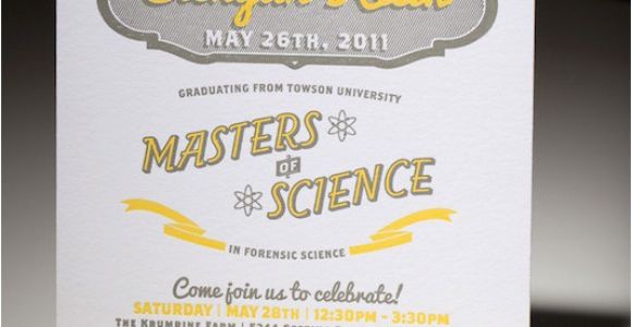 Masters Degree Graduation Party Invitations 10 Graduation Invites that School All the Rest
