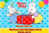Max and Ruby Birthday Party Invitations Items Similar to Max and Ruby Birthday Invitations On Etsy