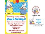 Max and Ruby Birthday Party Invitations Max and Ruby Bunny Birthday Invitations W Address Labels