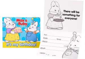 Max and Ruby Birthday Party Invitations Max Ruby Invitations